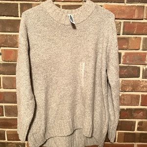 Old Navy Heather Grey oversized sweater L